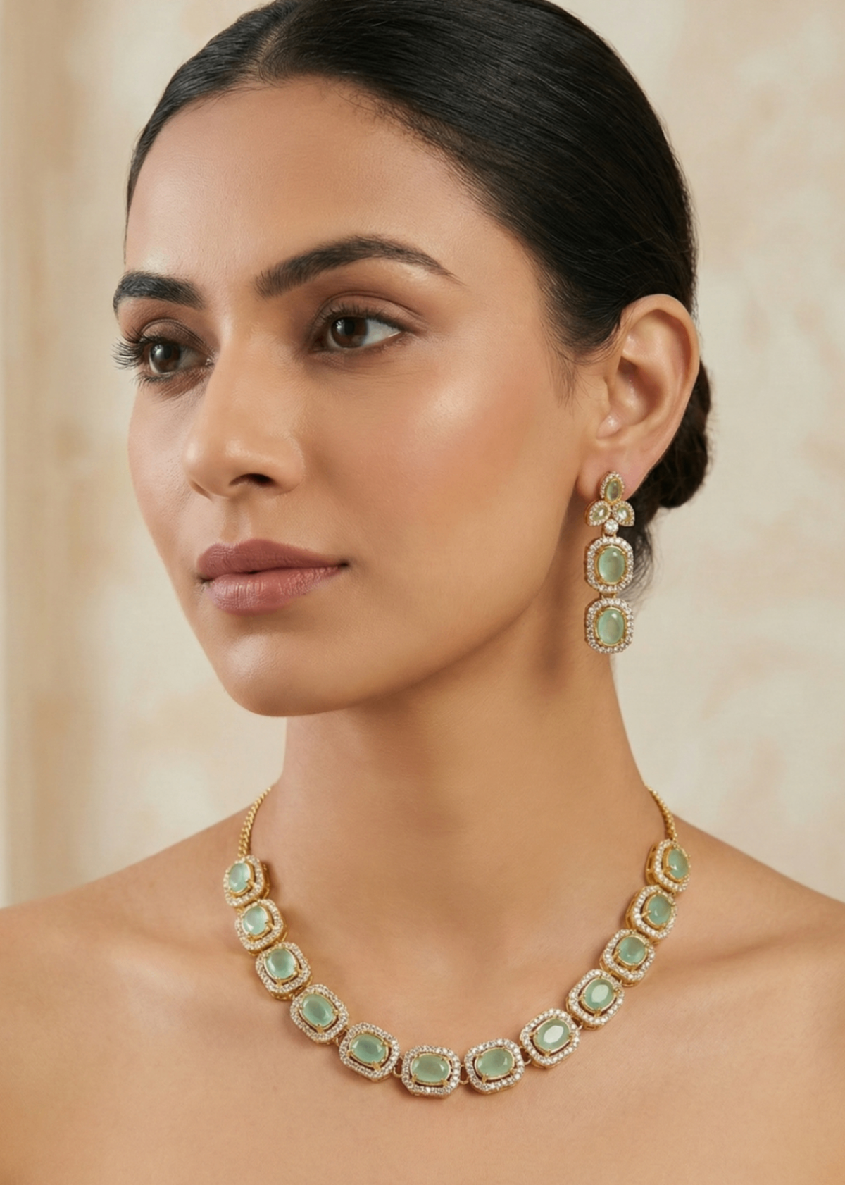 Shop the Sofia Necklace Set from Zarosh Jewel