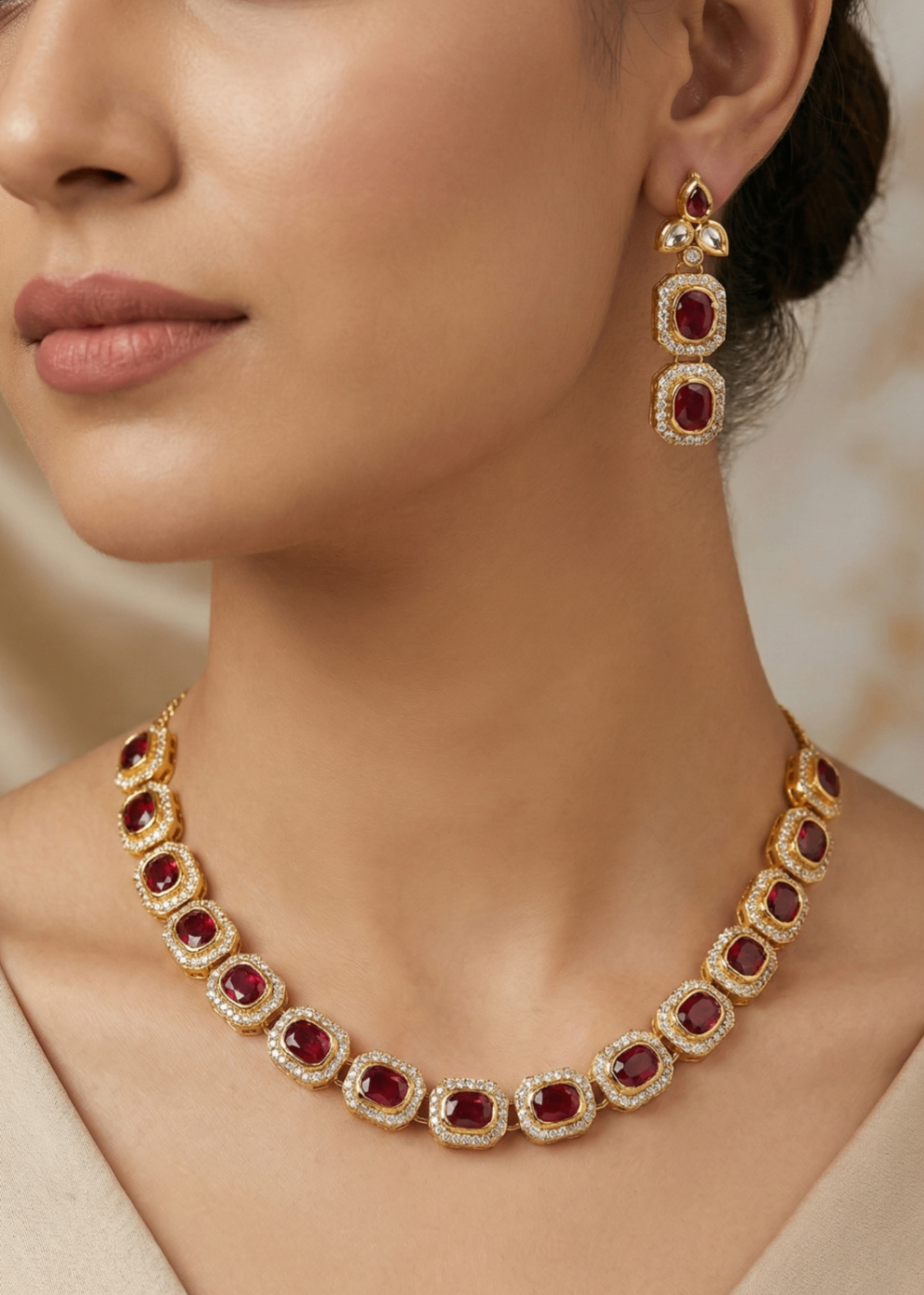 Shop the Sofia Necklace Set from Zarosh Jewel