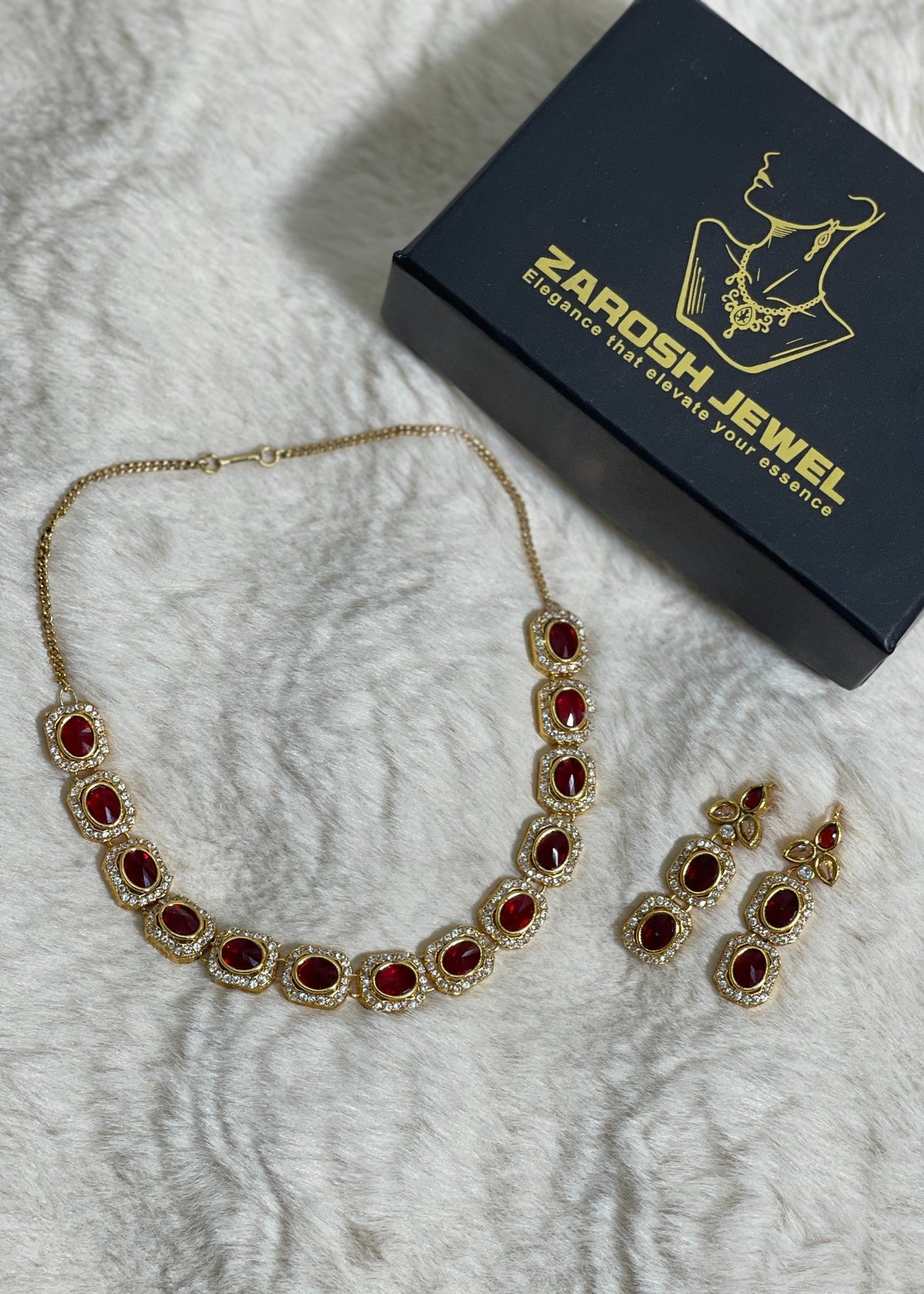 Shop the Sofia Necklace Set from Zarosh Jewel