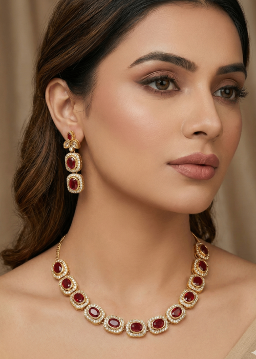 Shop the Sofia Necklace Set from Zarosh Jewel