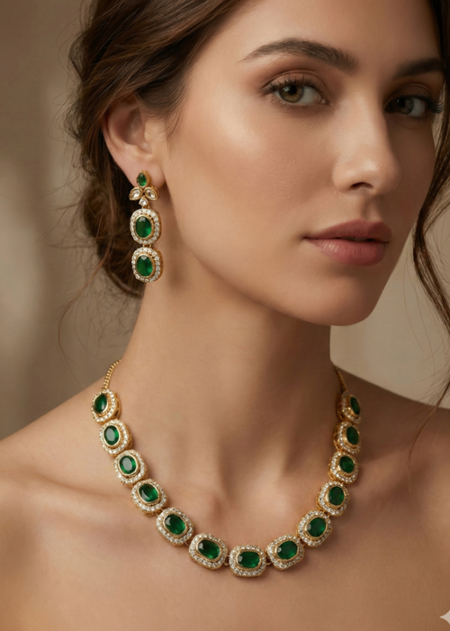 Shop the Sofia Necklace Set from Zarosh Jewel
