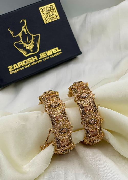 Shop the Soha Openable Bangle Set from Zarosh Jewel