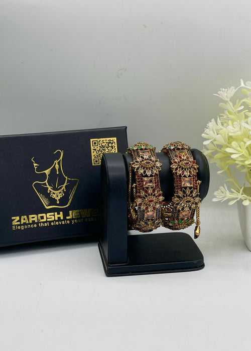 Shop the Soha Openable Bangle Set from Zarosh Jewel