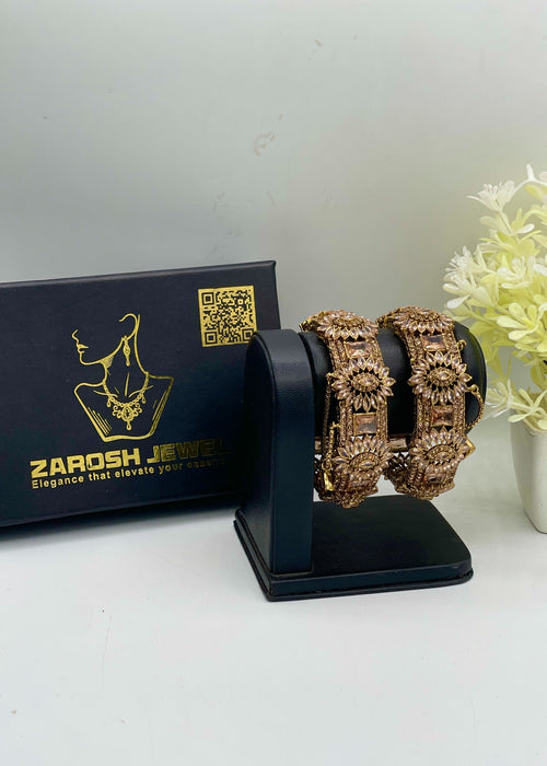Shop the Soha Openable Bangle Set from Zarosh Jewel