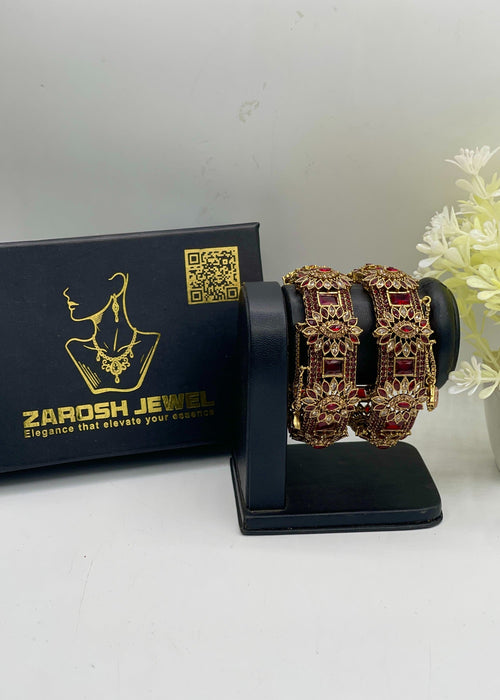 Shop the Soha Openable Bangle Set from Zarosh Jewel