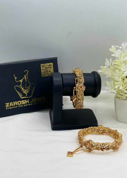 Shop the Sonia Openable Bangle Set from Zarosh Jewel