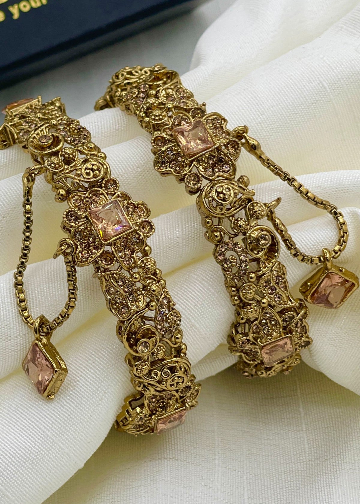 Shop the Sonia Openable Bangle Set from Zarosh Jewel