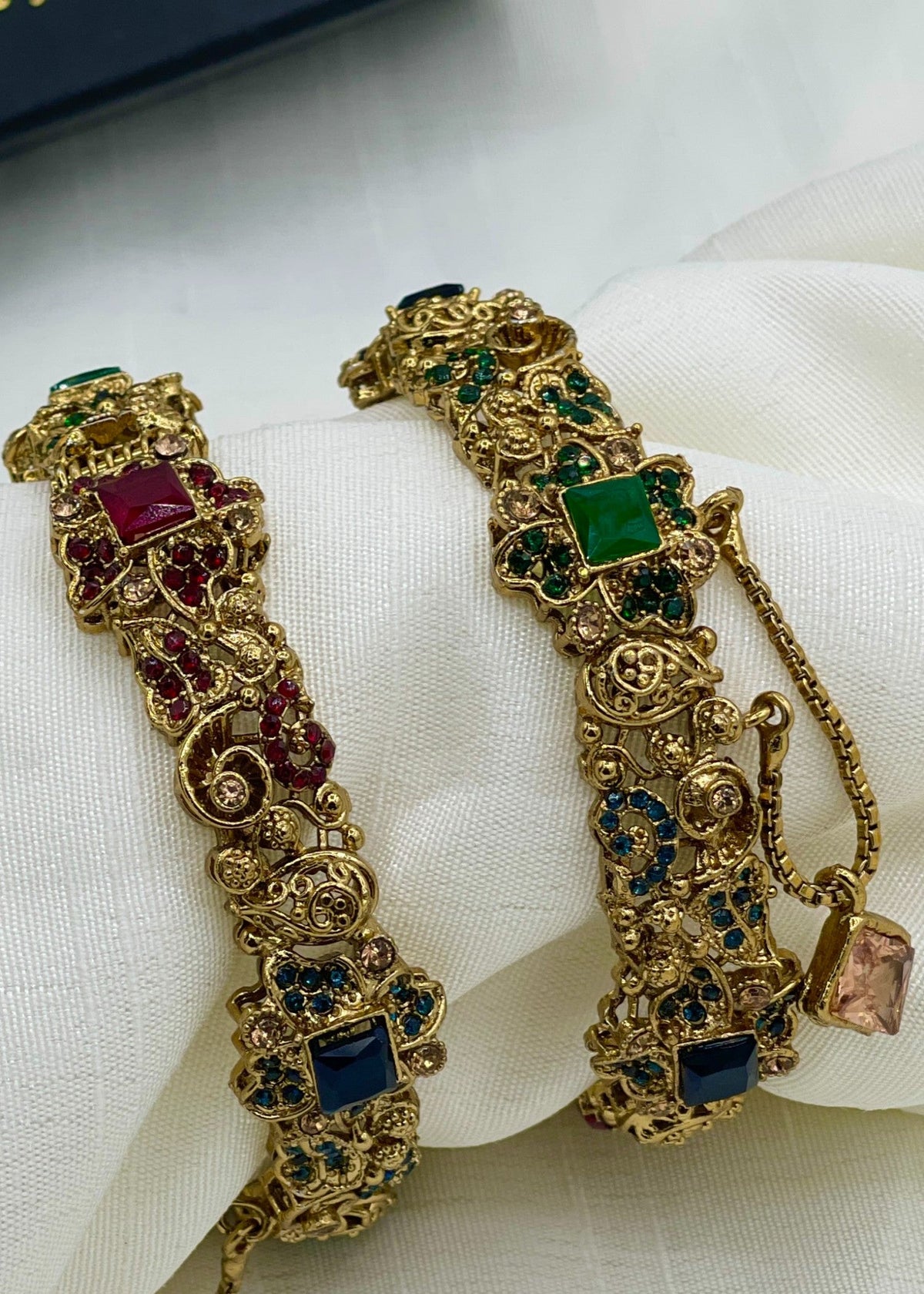 Shop the Sonia Openable Bangle Set from Zarosh Jewel