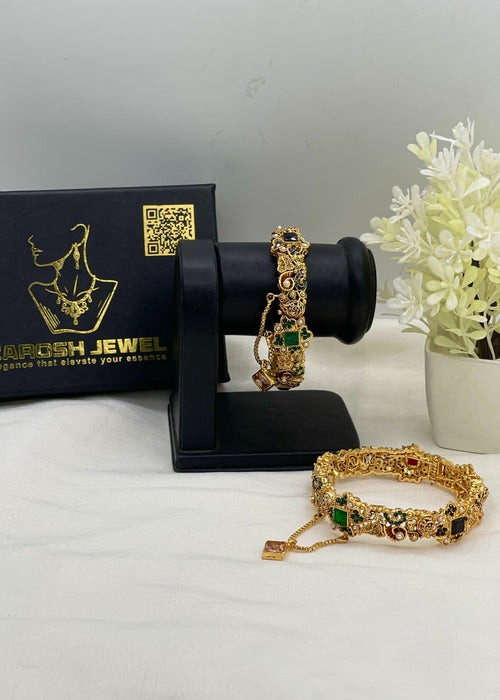 Shop the Sonia Openable Bangle Set from Zarosh Jewel