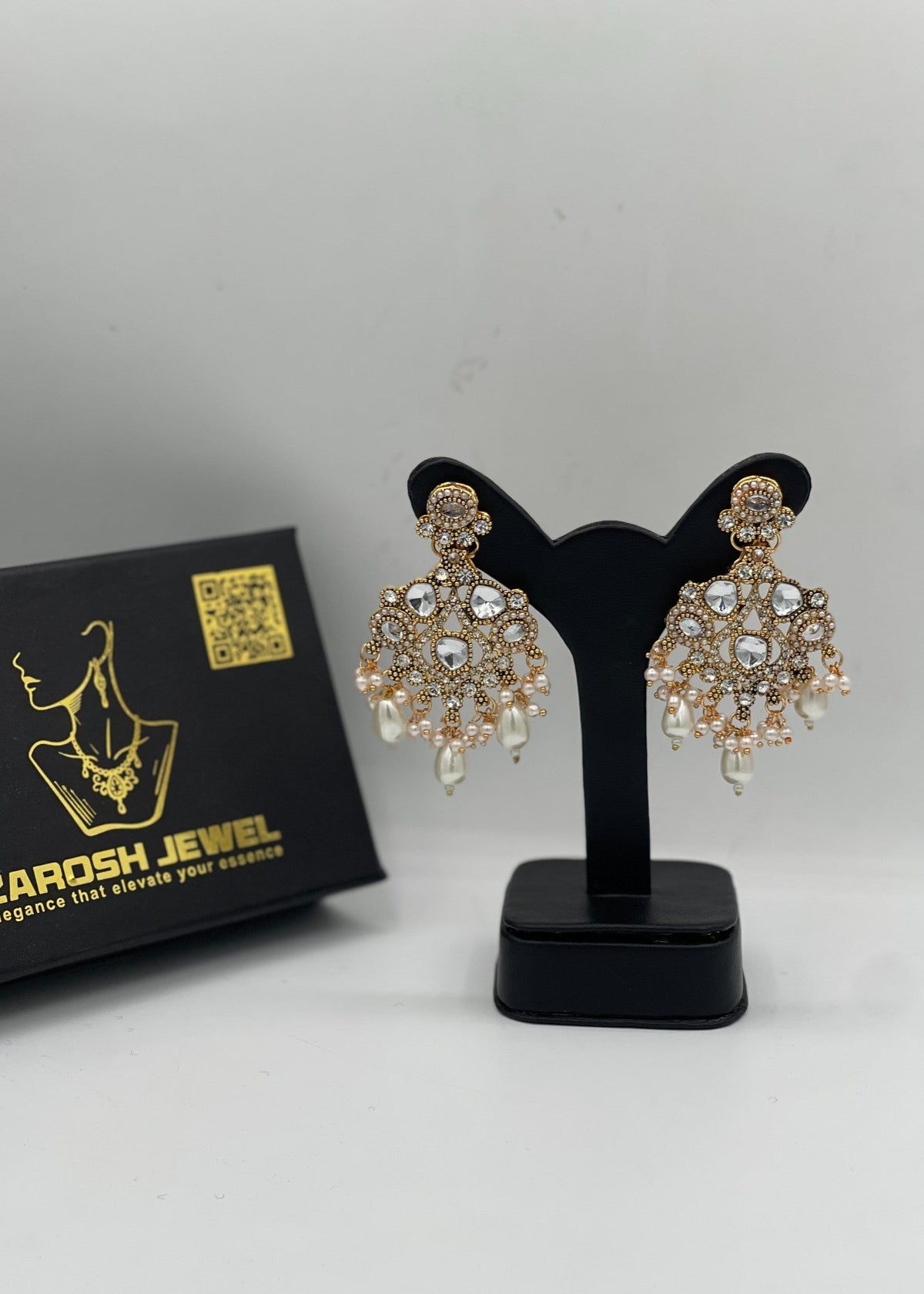 Shop the Soraya Chandbali Earrings from Zarosh Jewel