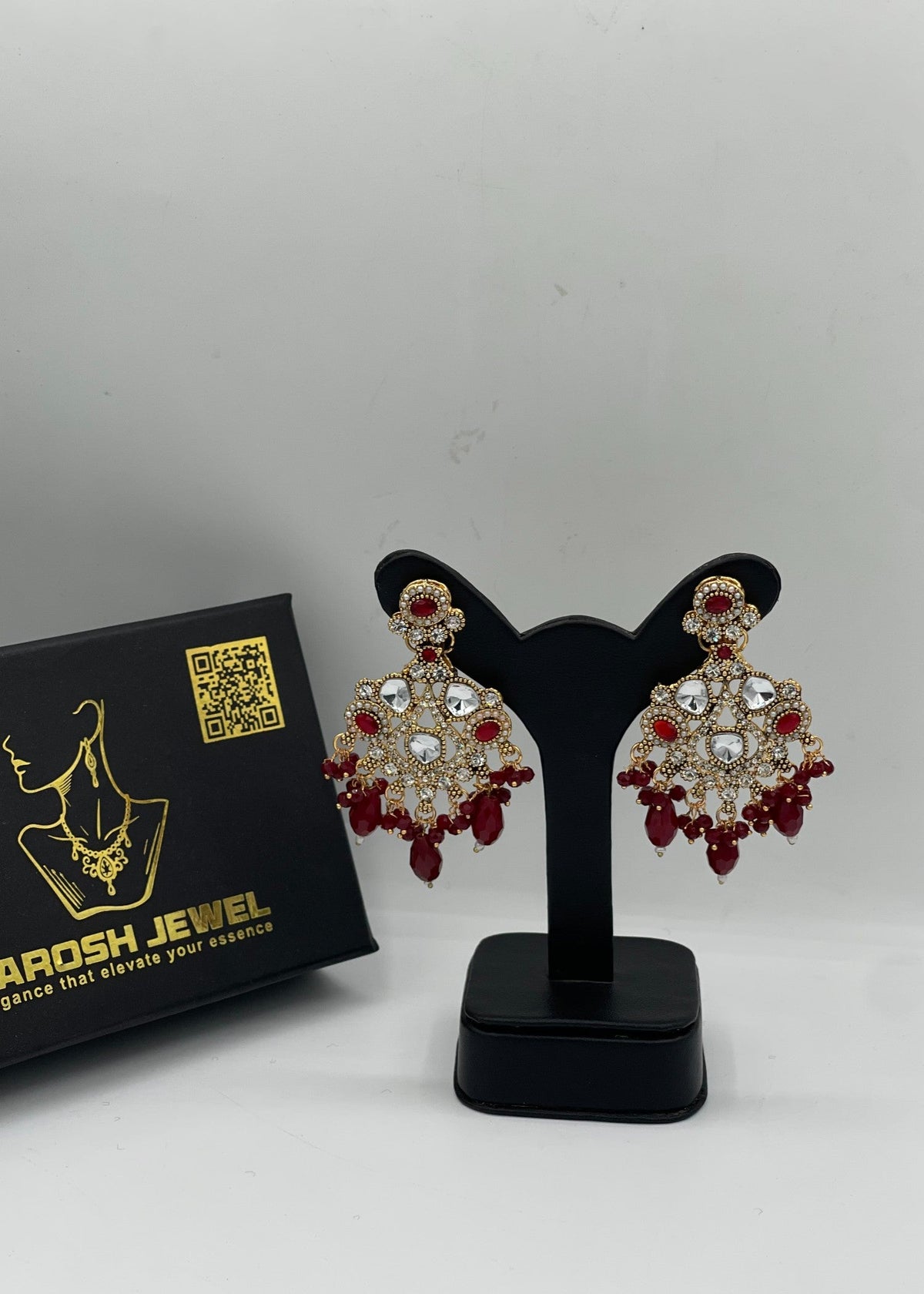 Shop the Soraya Chandbali Earrings from Zarosh Jewel