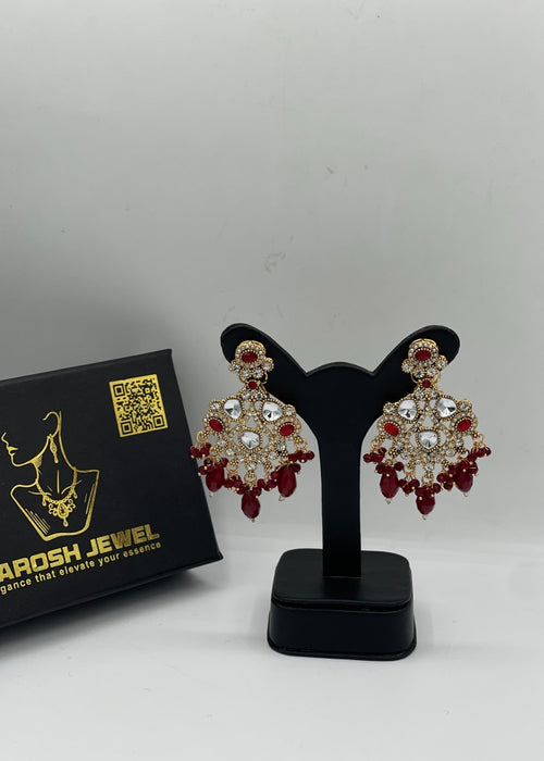 Shop the Soraya Chandbali Earrings from Zarosh Jewel