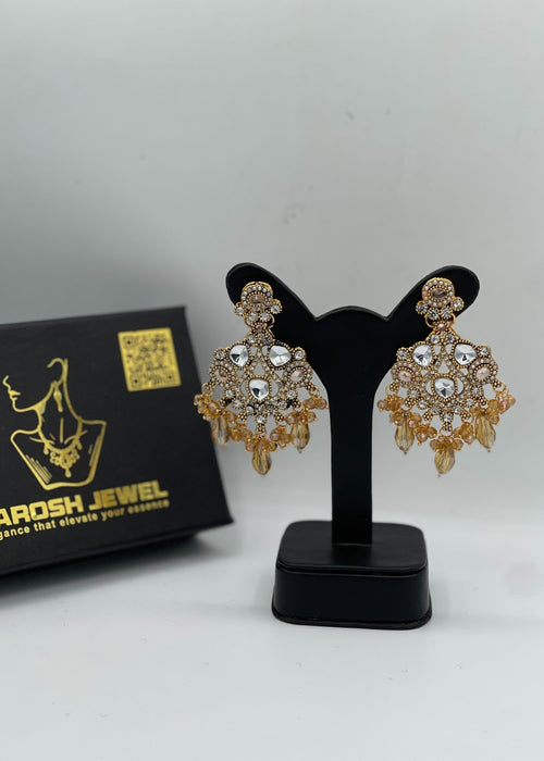 Shop the Soraya Chandbali Earrings from Zarosh Jewel