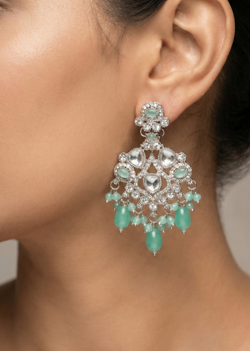 Shop the Soraya Chandbali Earrings from Zarosh Jewel