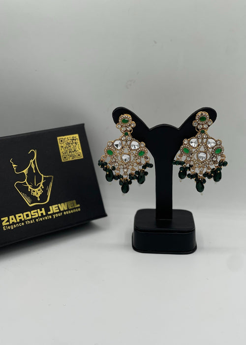 Shop the Soraya Chandbali Earrings from Zarosh Jewel
