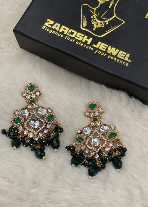 Shop the Soraya Chandbali Earrings from Zarosh Jewel