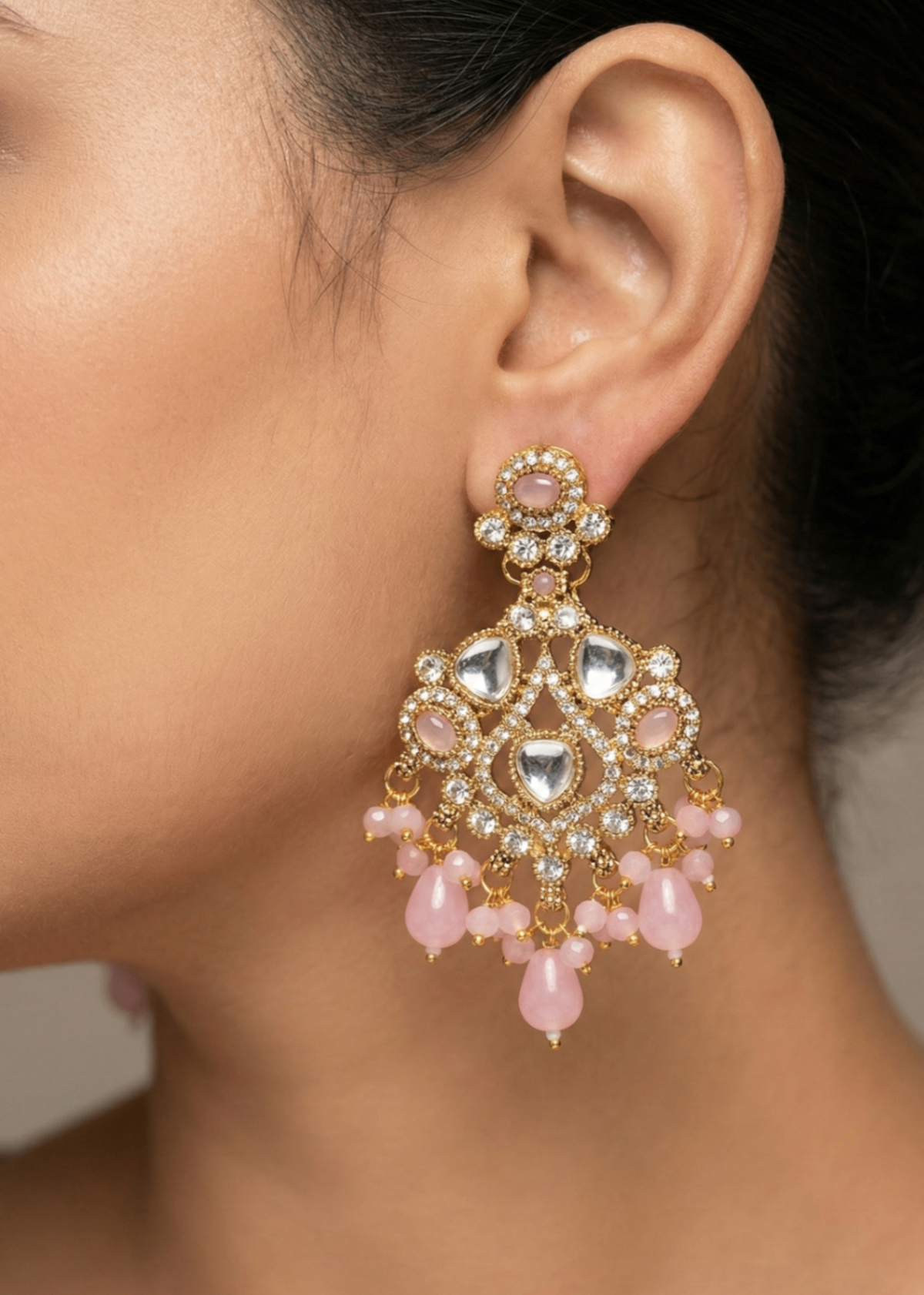 Shop the Soraya Chandbali Earrings from Zarosh Jewel