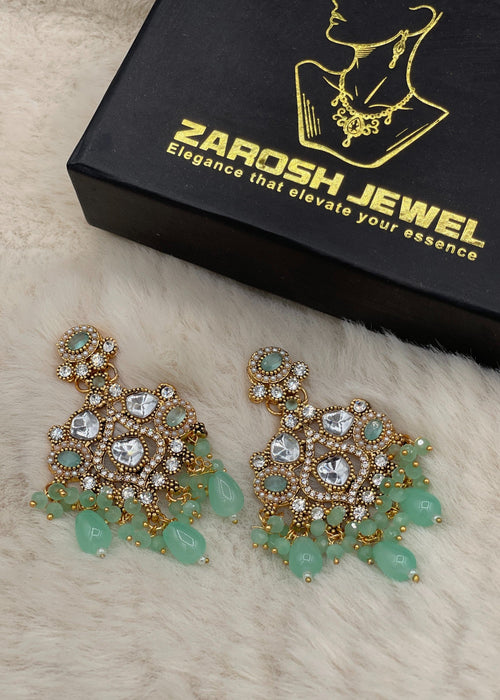 Shop the Soraya Chandbali Earrings from Zarosh Jewel