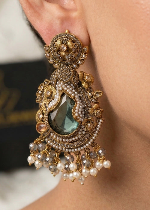 Shop the Suha Premium Heritage Earrings from Zarosh Jewel