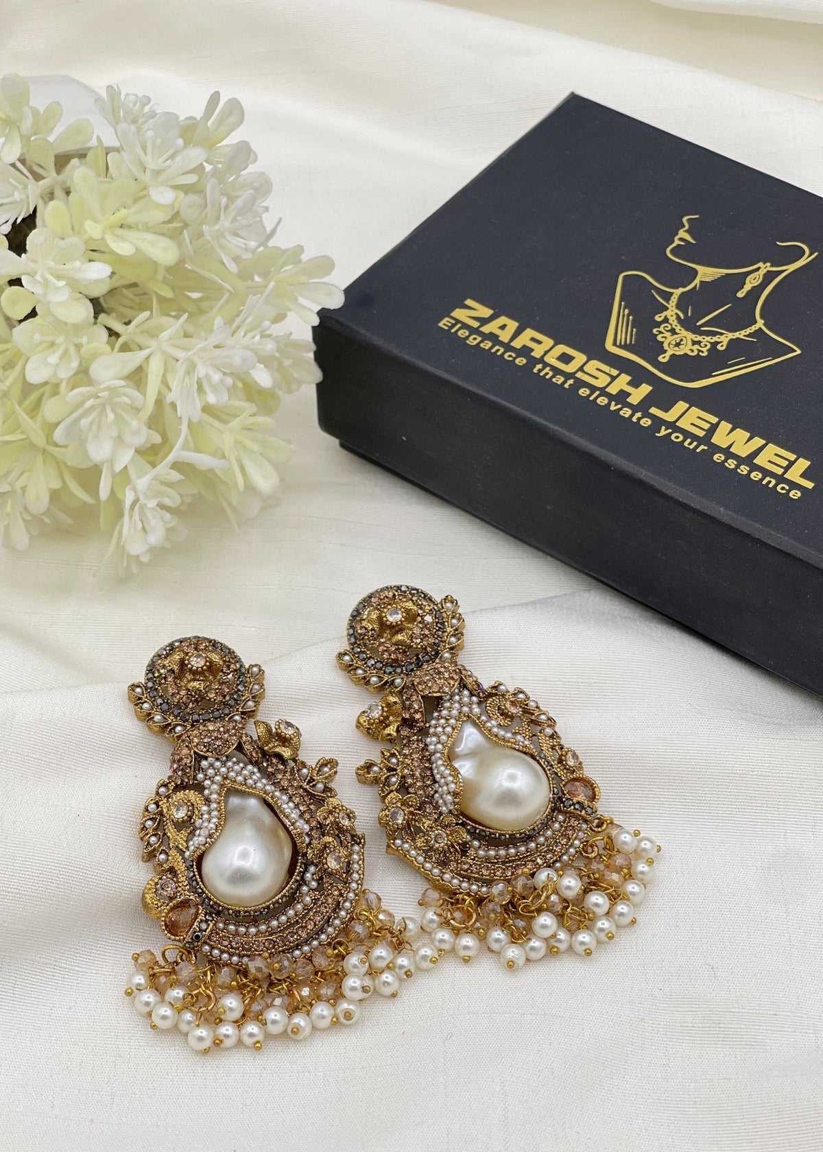 Shop the Suha Premium Heritage Earrings from Zarosh Jewel