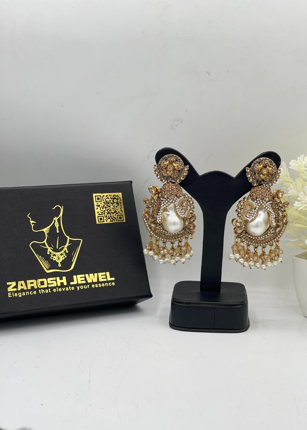 Shop the Suha Premium Heritage Earrings from Zarosh Jewel