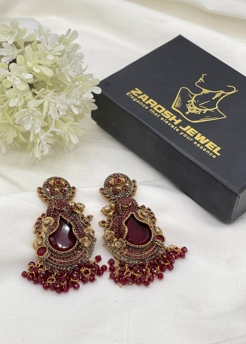 Shop the Suha Premium Heritage Earrings from Zarosh Jewel