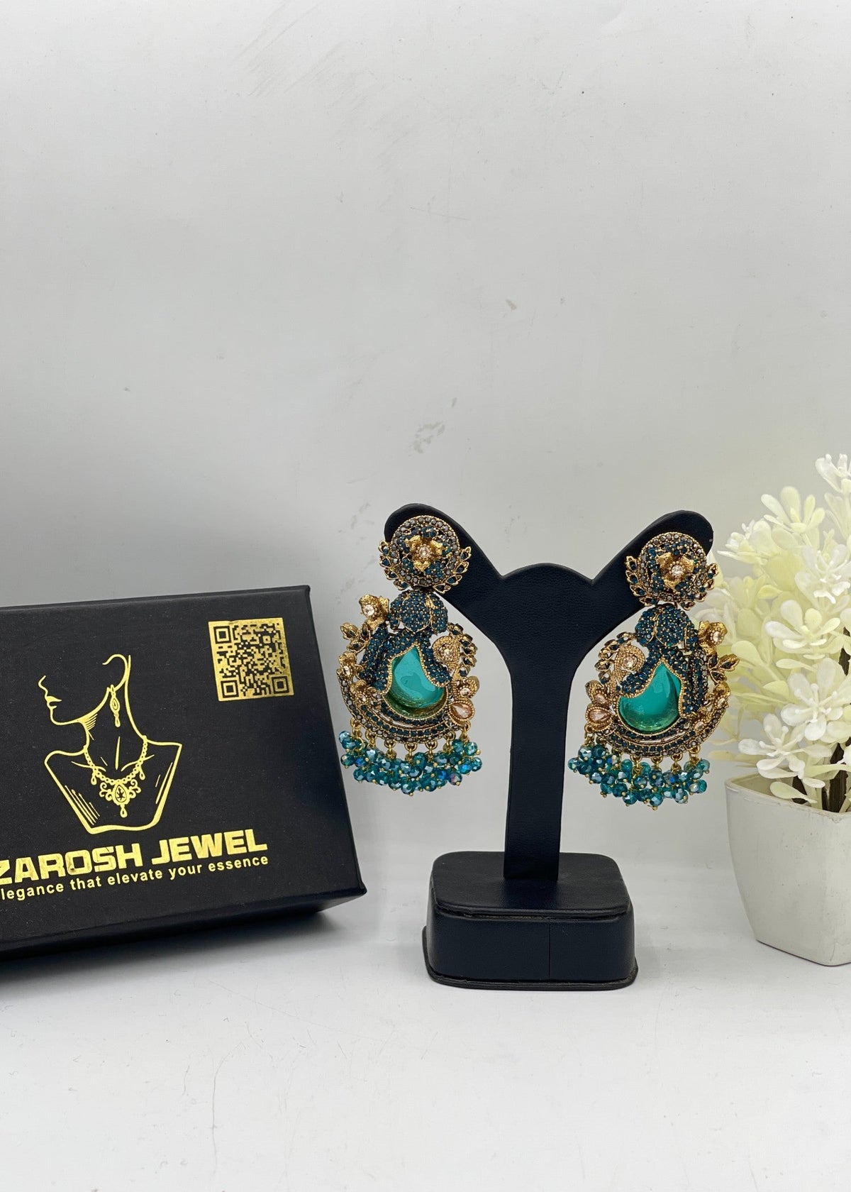 Shop the Suha Premium Heritage Earrings from Zarosh Jewel
