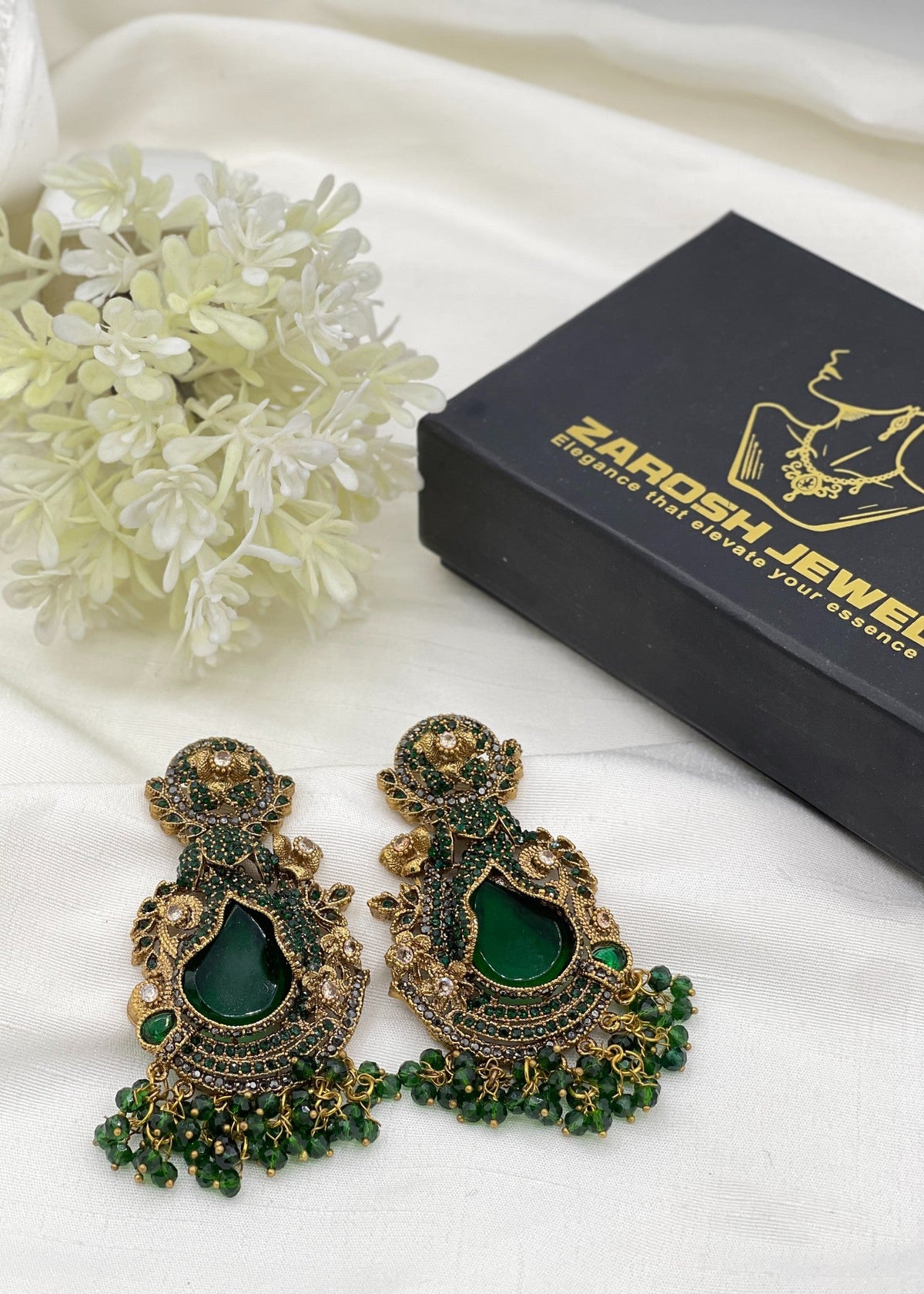 Shop the Suha Premium Heritage Earrings from Zarosh Jewel