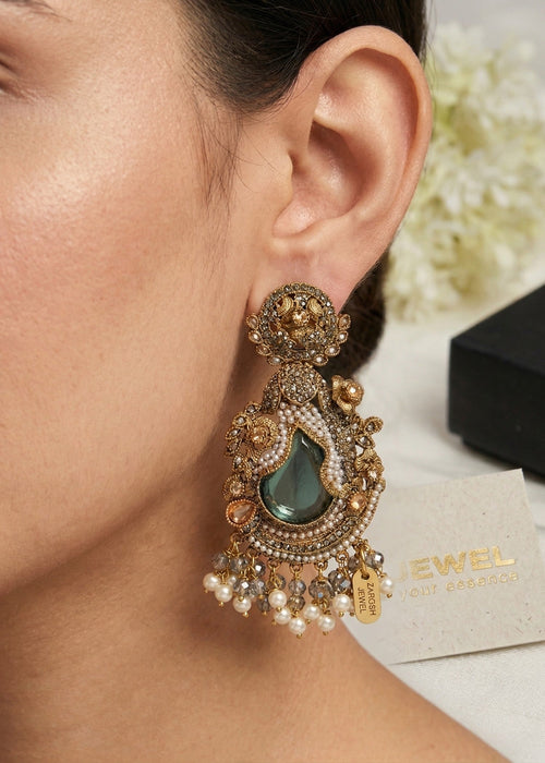 Shop the Suha Premium Heritage Earrings from Zarosh Jewel