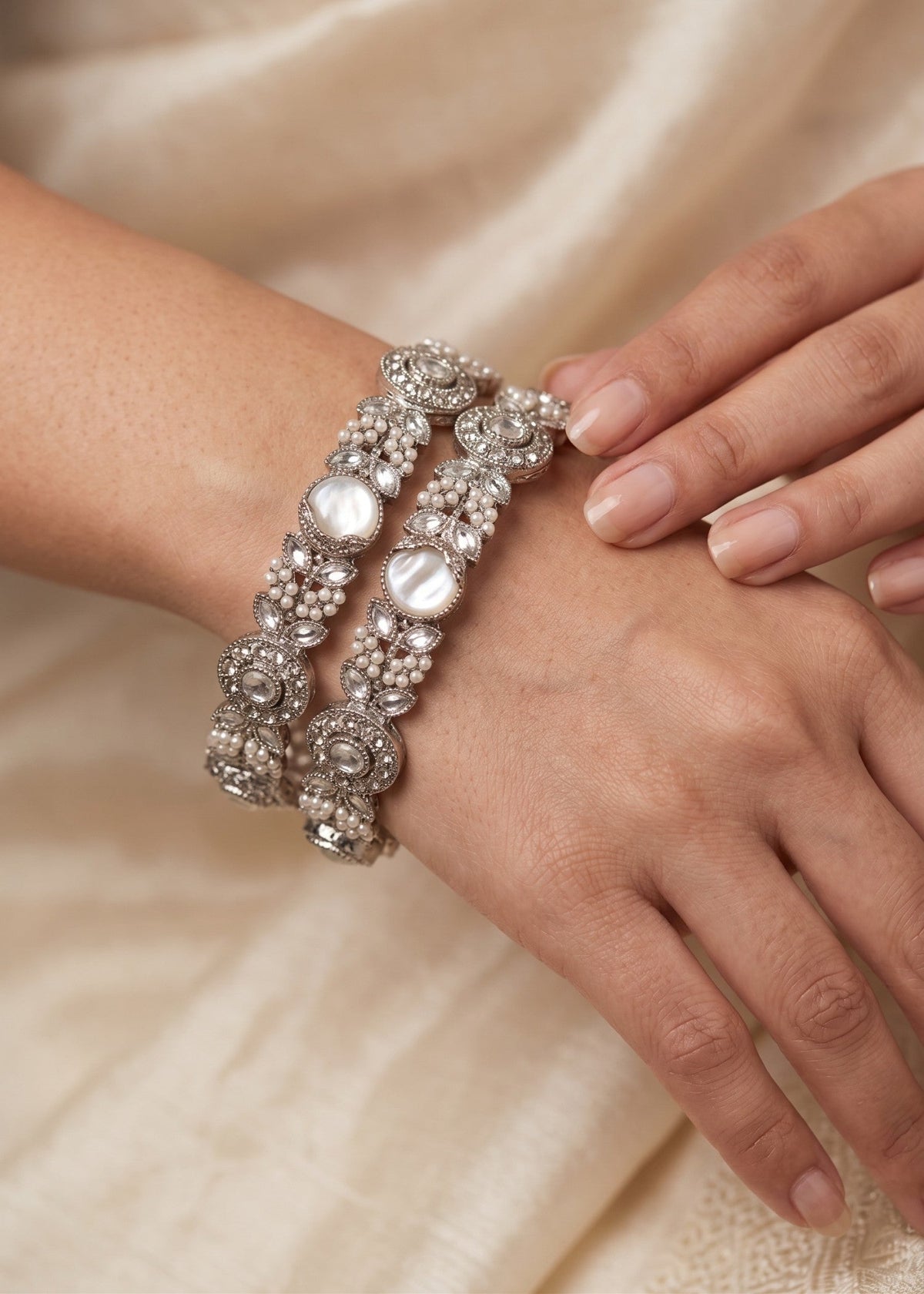 Shop the Suhaila Bangle from Zarosh Jewel