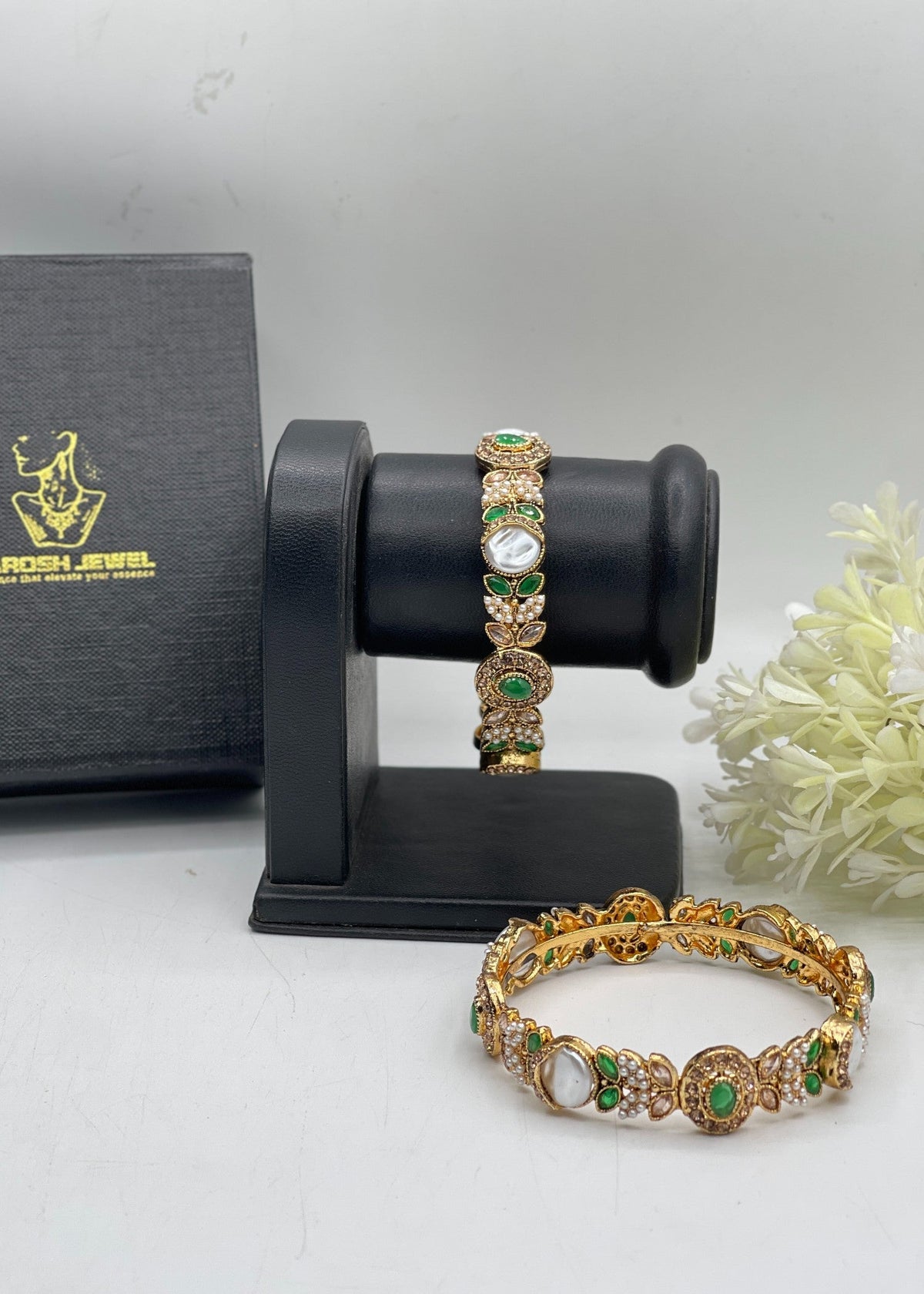 Shop the Suhaila Bangle from Zarosh Jewel
