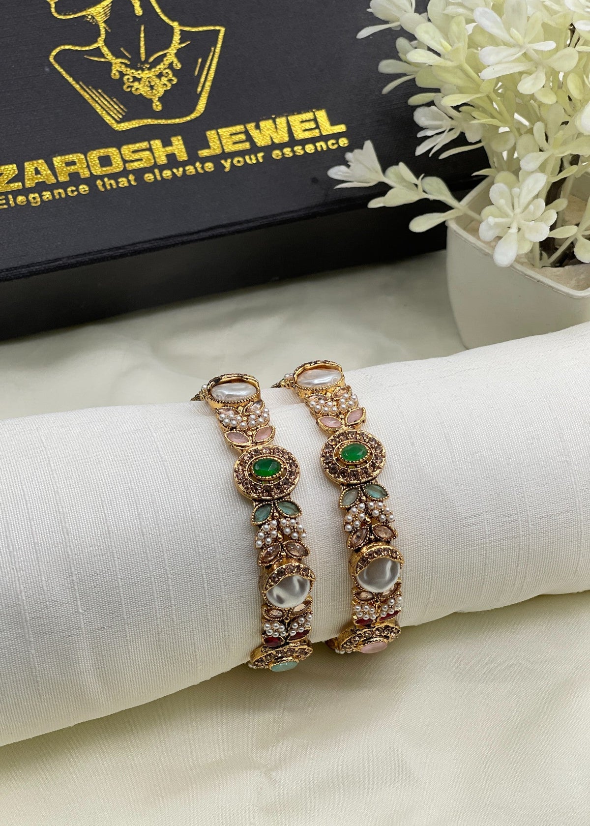 Shop the Suhaila Bangle from Zarosh Jewel