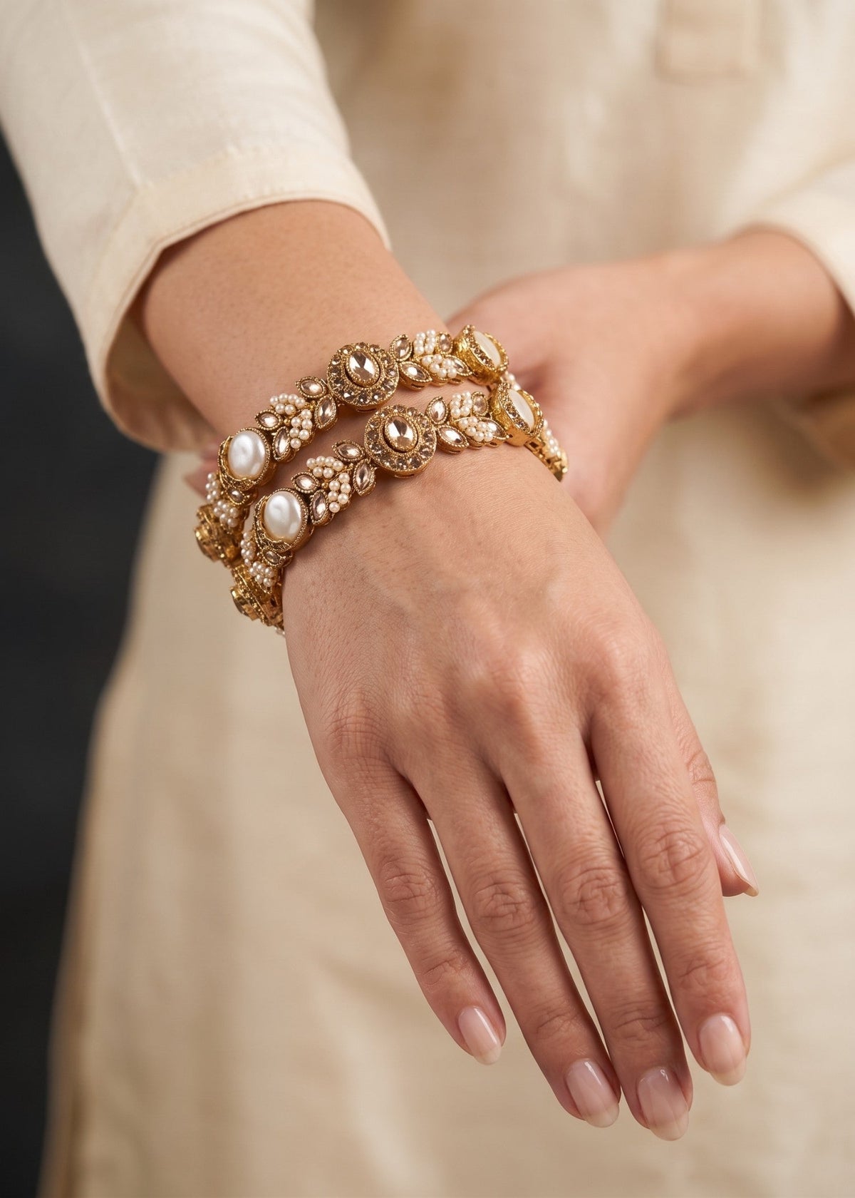Shop the Suhaila Bangle from Zarosh Jewel