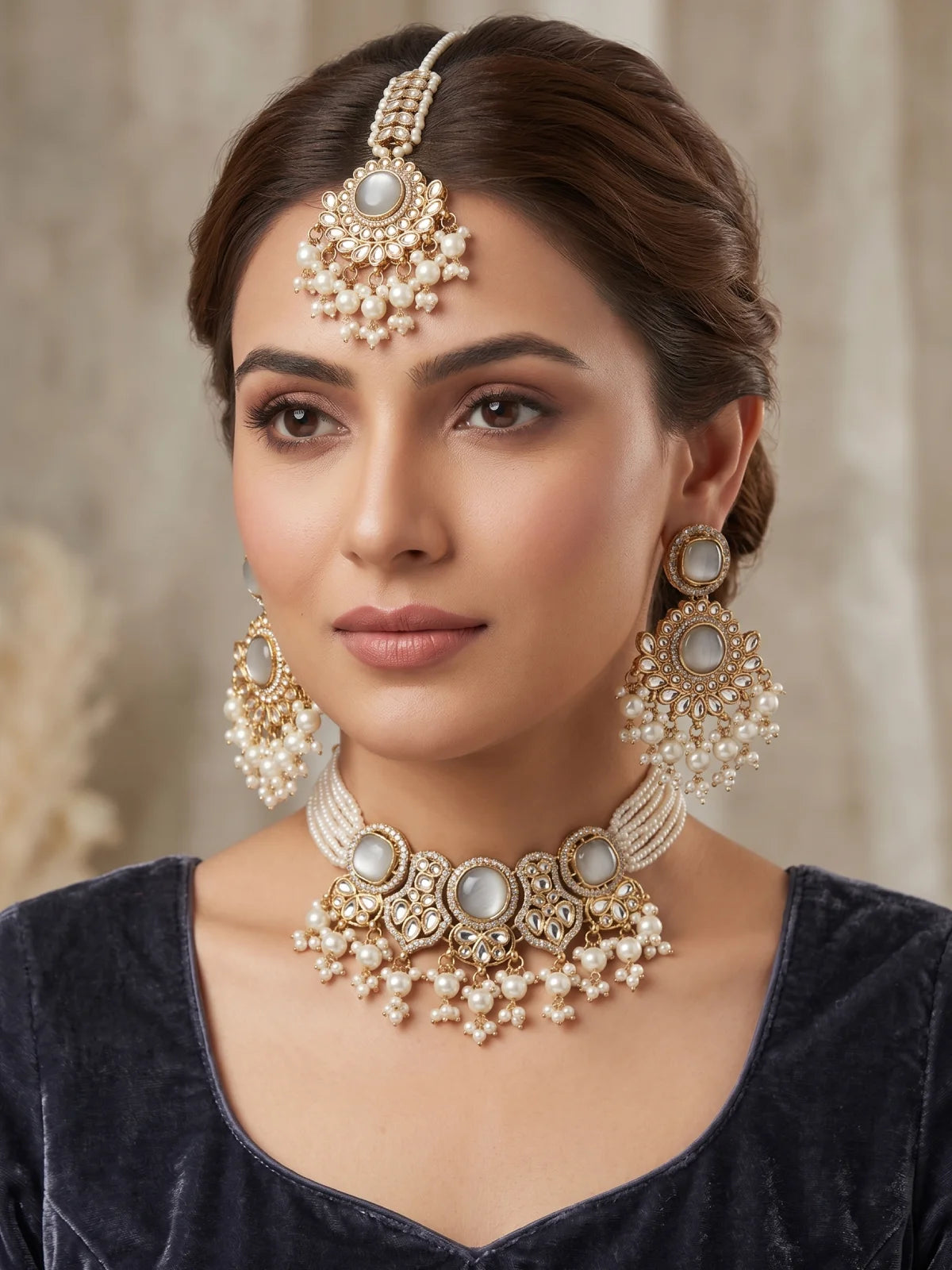 Sultan Kundan Choker Set