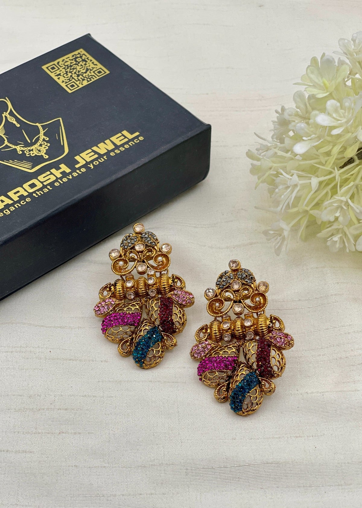 Shop the Sultana Elegent Earring from Zarosh Jewel