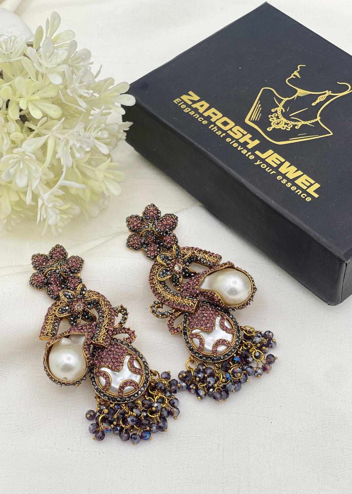 Shop the Sumayyah Heritage Earrings from Zarosh Jewel