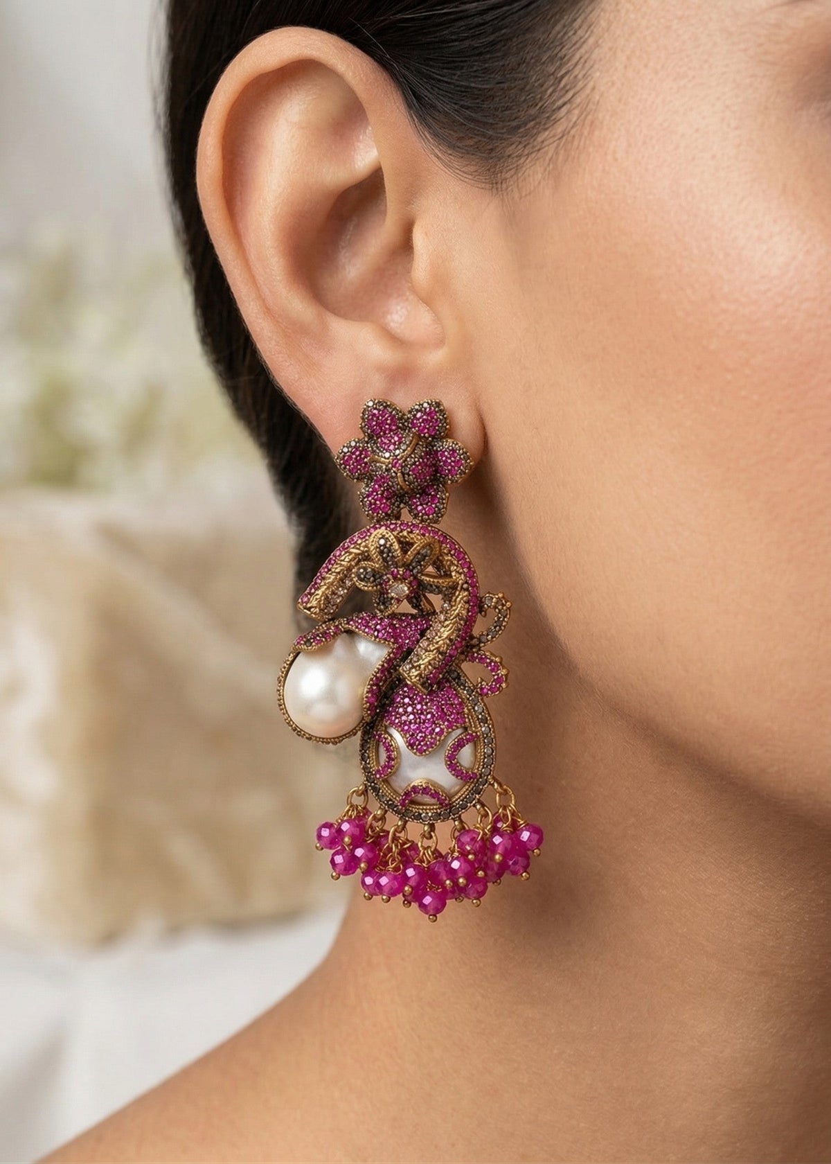 Shop the Sumayyah Heritage Earrings from Zarosh Jewel