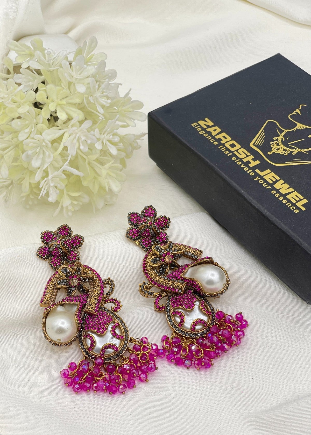 Shop the Sumayyah Heritage Earrings from Zarosh Jewel
