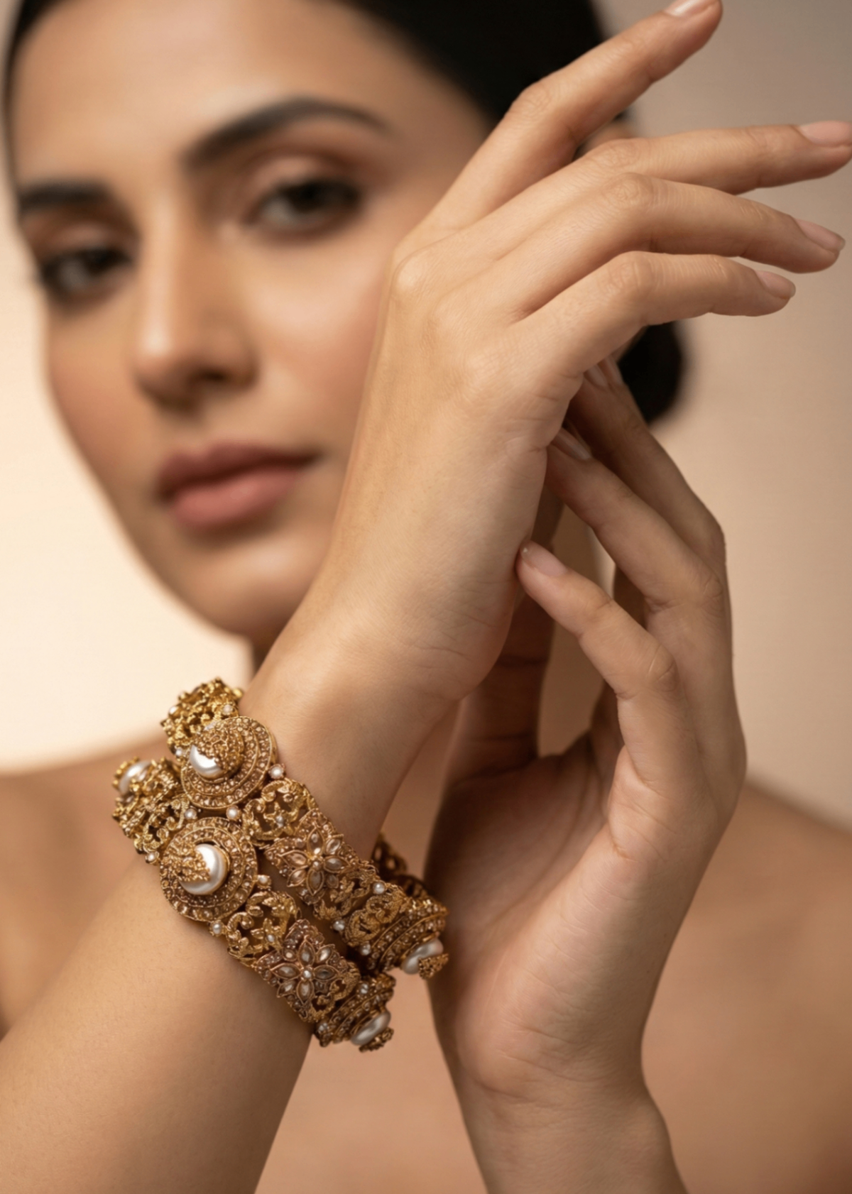 Shop the Tabassum Openable Bangles from Zarosh Jewel