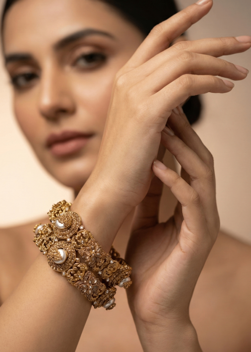 Shop the Tabassum Openable Bangles from Zarosh Jewel