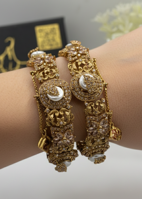 Shop the Tabassum Openable Bangles from Zarosh Jewel
