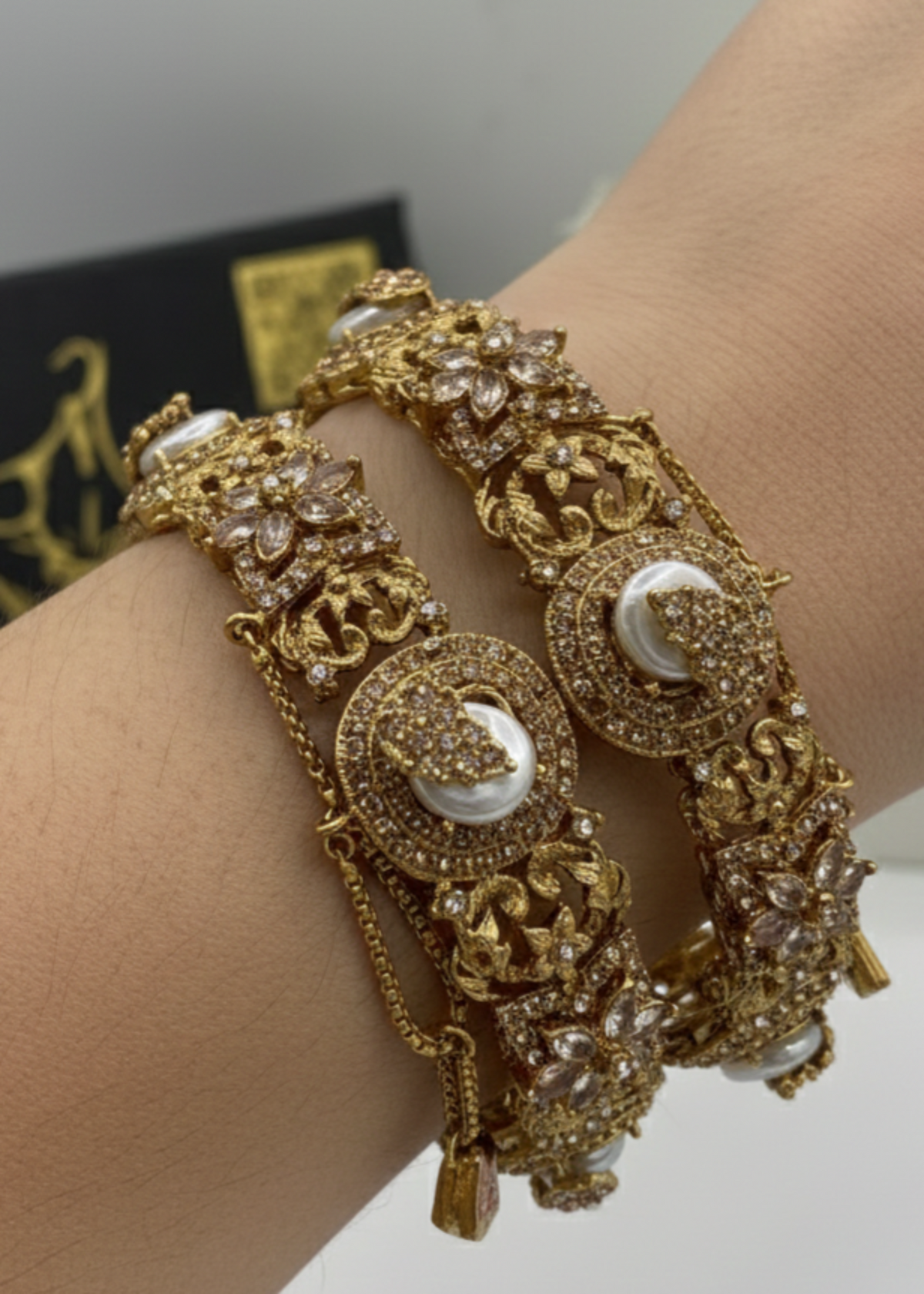 Shop the Tabassum Openable Bangles from Zarosh Jewel