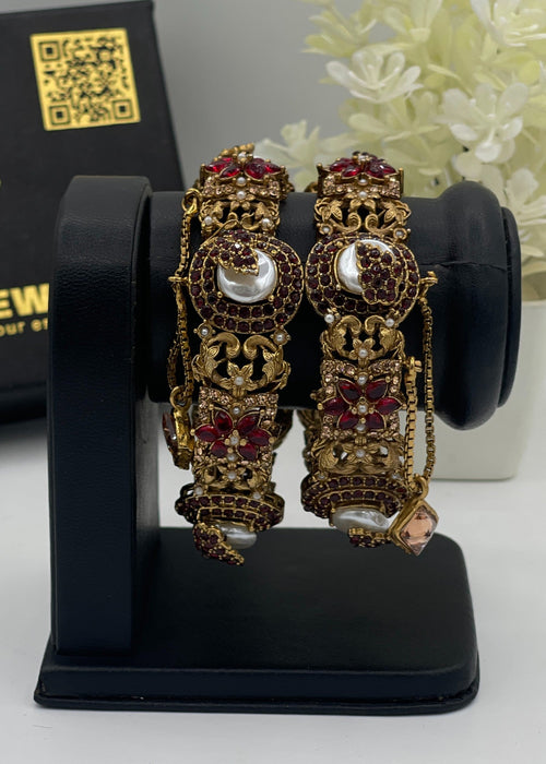Shop the Tabassum Openable Bangles from Zarosh Jewel