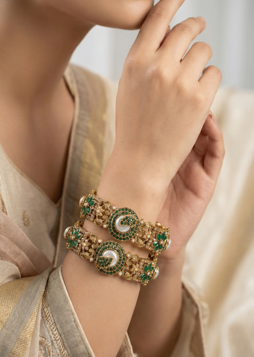 Shop the Tabassum Openable Bangles from Zarosh Jewel