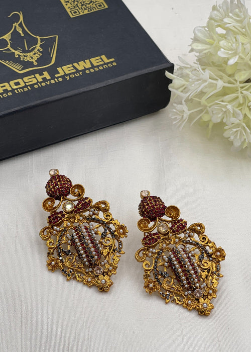 Shop the Tahira Traditional Earring from Zarosh Jewel