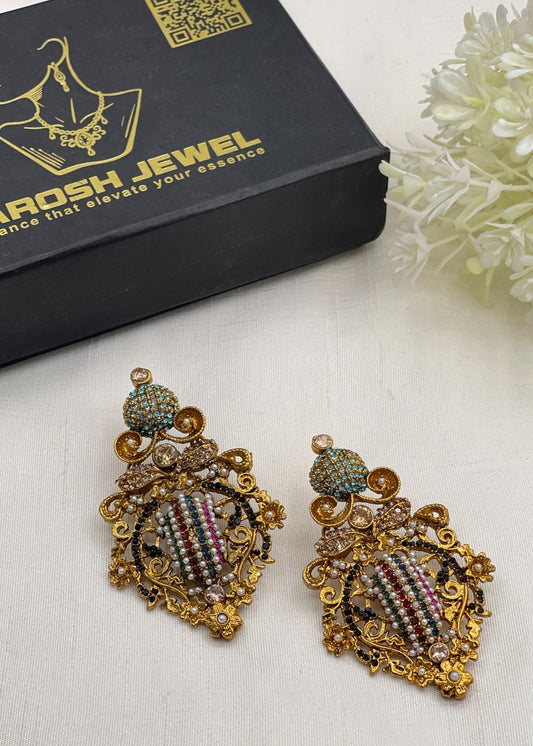 Shop the Tahira Traditional Earring from Zarosh Jewel