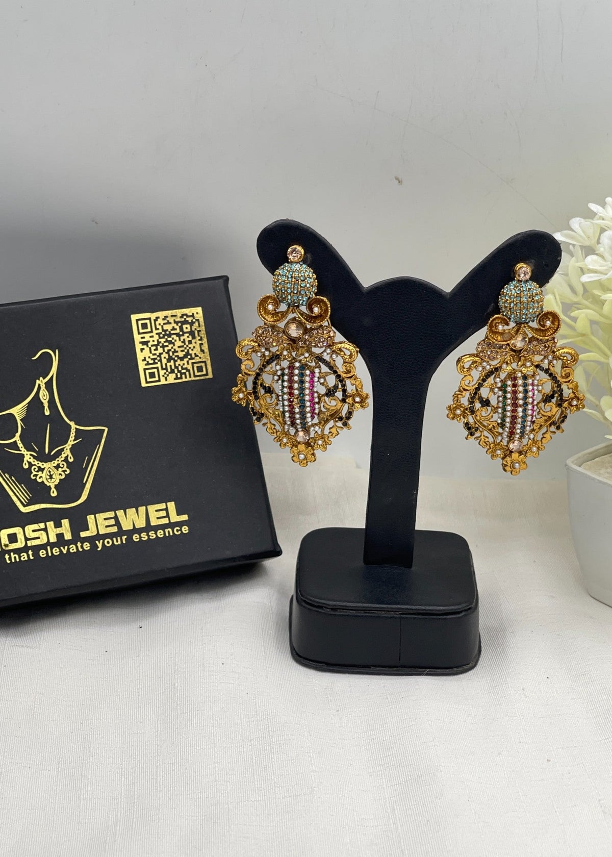 Shop the Tahira Traditional Earring from Zarosh Jewel