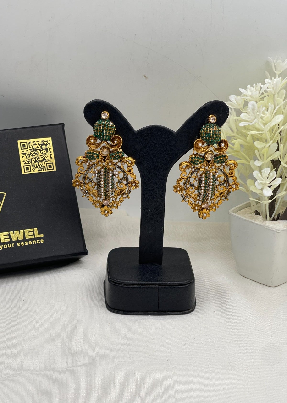Shop the Tahira Traditional Earring from Zarosh Jewel
