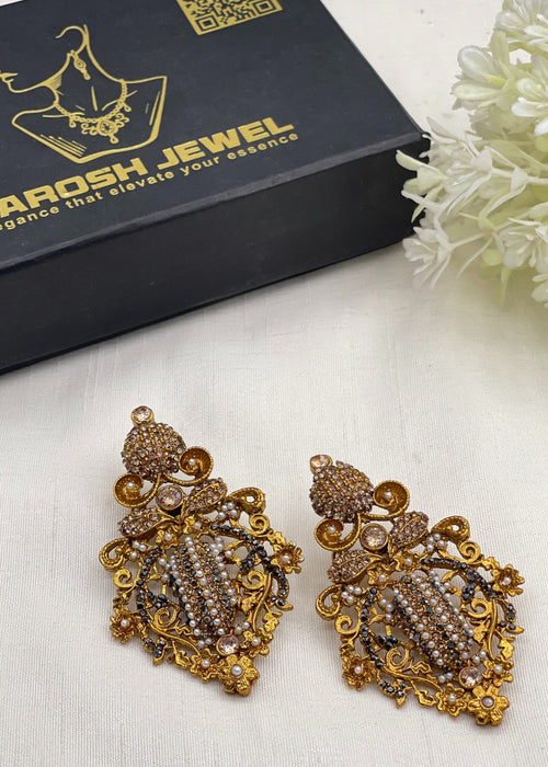 Shop the Tahira Traditional Earring from Zarosh Jewel