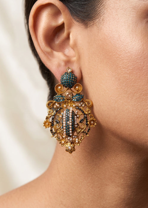 Shop the Tahira Traditional Earring from Zarosh Jewel